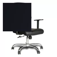 Ghế lưới sử dụng khung tựa nhựa bọc vải, đệm mút bọc PVC cao cấp GL201